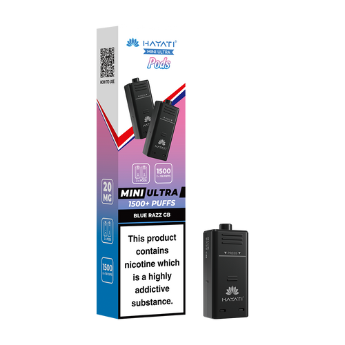 hayati mini ultra pods blue razz gb
