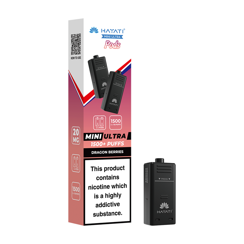hayati mini ultra pods dragon berries