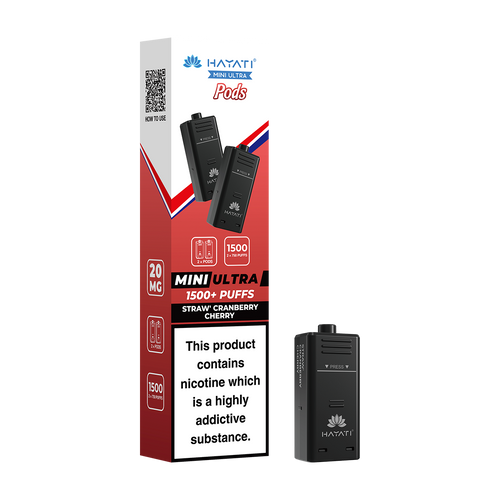 hayati mini ultra pods straw cranberry cherry