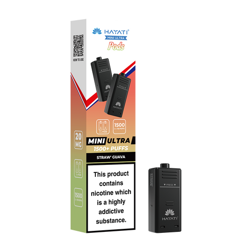 hayati mini ultra pods straw guava