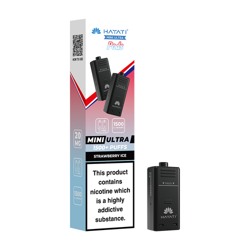 hayati mini ultra pods strawberry ice