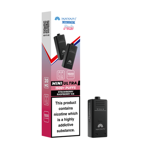 hayati mini ultra pods strawberry raspberry ice