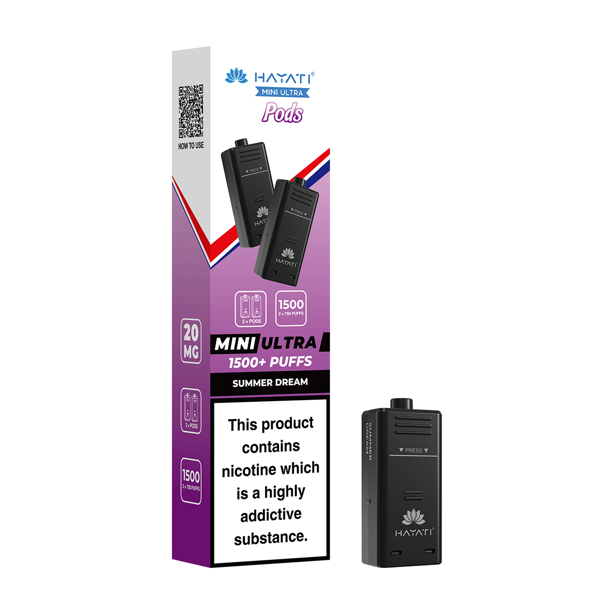 Hayati Mini Ultra Vape Kit & Refill Pack