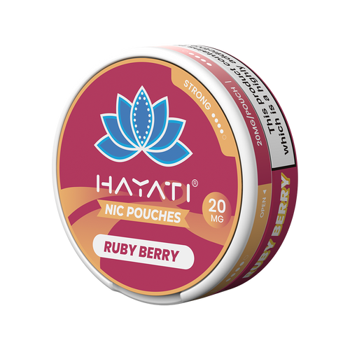 Ruby Berry Hayati Nicotine Pouches