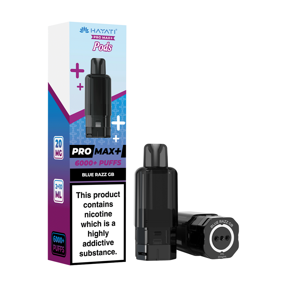 blue sour raspberry vape hayati Hayati Pro Max Blue Sour Raspberry Nic Salt - 4 for £10 main image 0