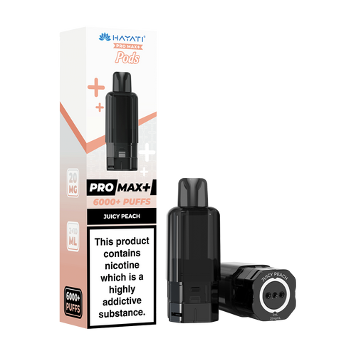 hayati pro max plus pods juicy peach