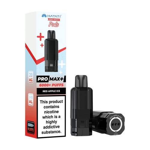 hayati pro max plus pods red apple ice