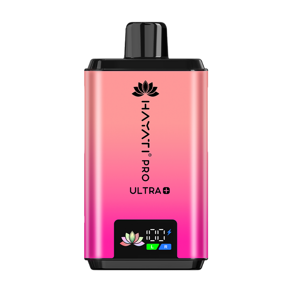 Hayati Pro Ultra Plus 25000 Pod Kit straw cranberry cherry ice
