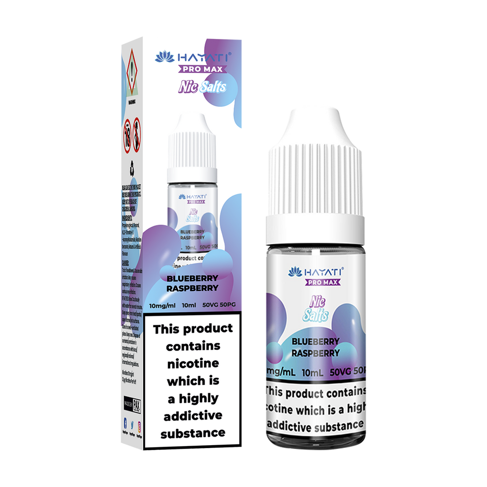 hayati pro max nic salts blueberry raspberry