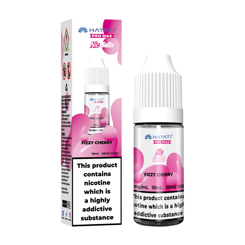 hayati pro max nic salts fizzy cherry
