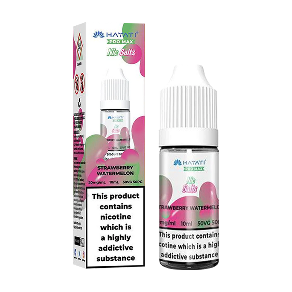 Strawberry Watermelon Nic Salt by Hayati Pro Max 10ml  Aquavape