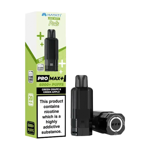 hayati pro max plus 6000 pods green grape and green apple