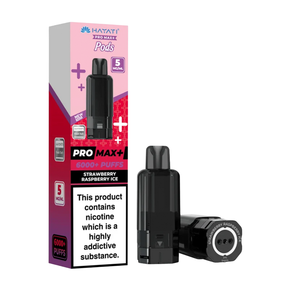 Strawberry Raspberry Ice Hayati Pro Max+ Refill Pack