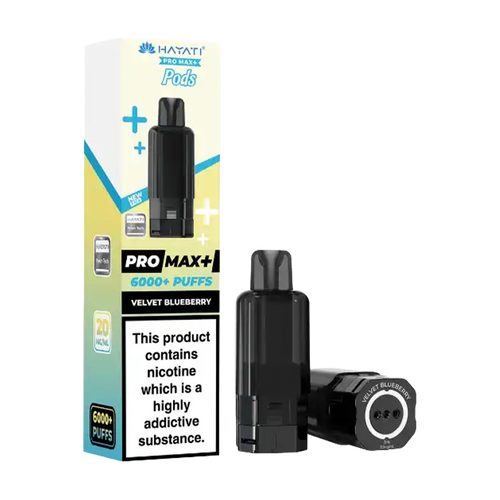 hayati pro max plus 6000 pods velvet blueberry