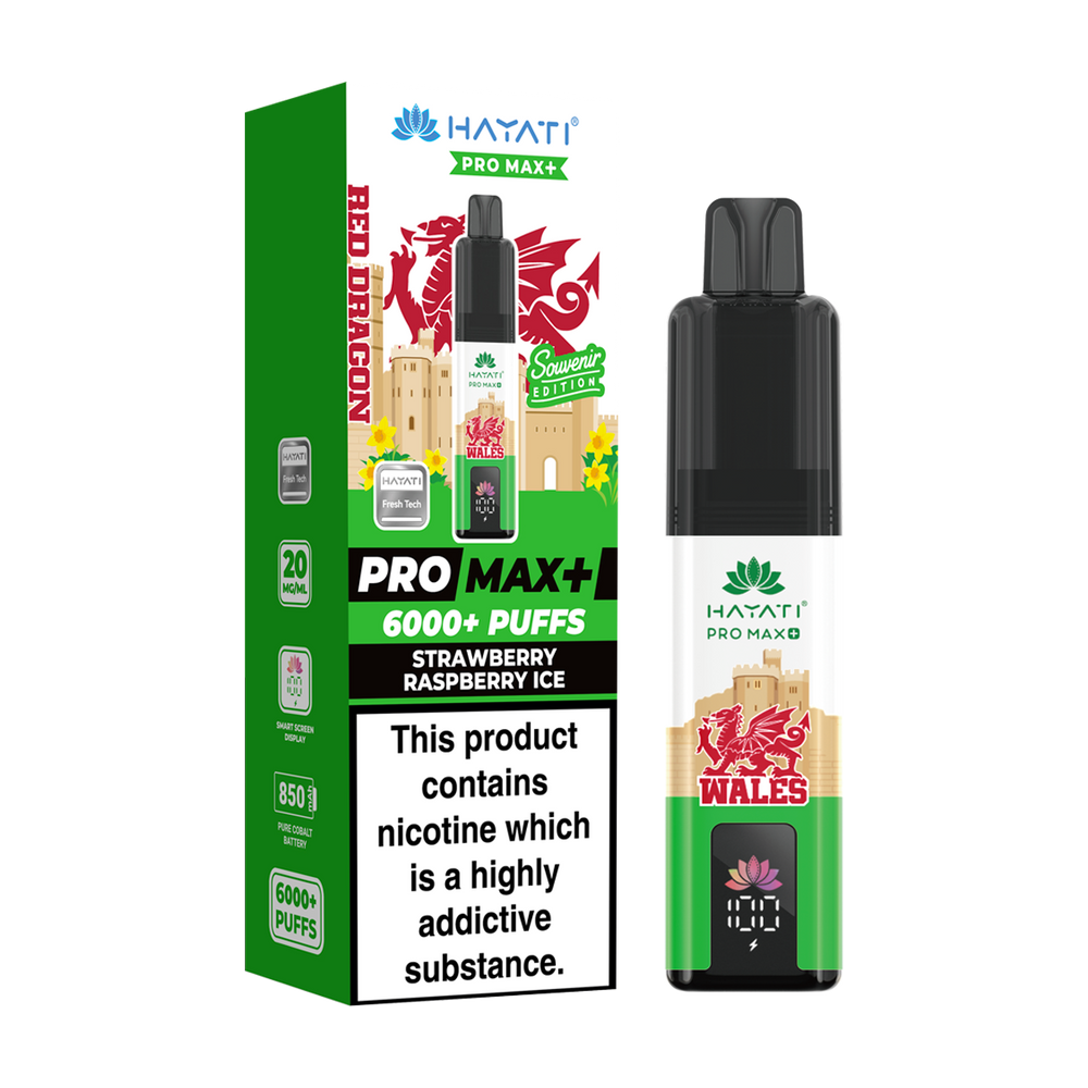 Hayati Pro Max Plus 6000 Wales Souvenir Edition
