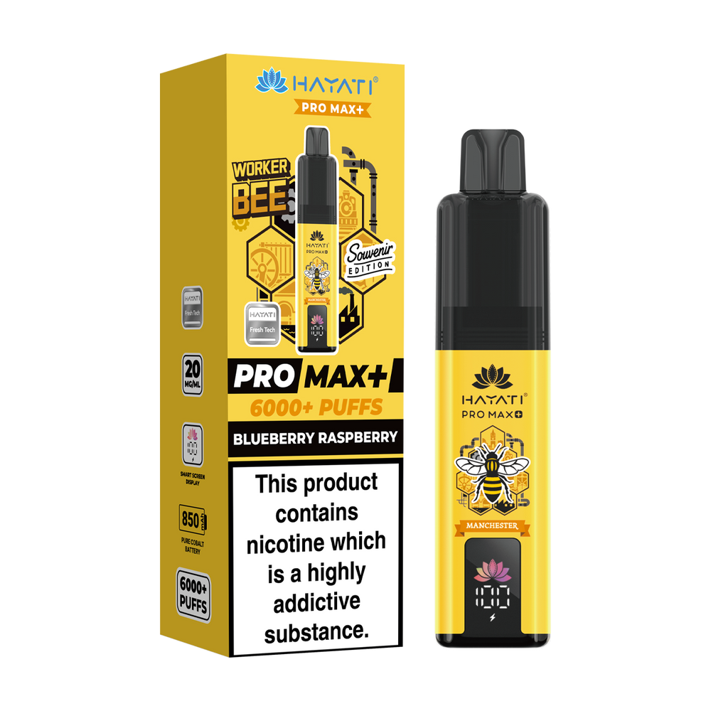 Hayati Pro Max Plus 6000 Manchester Souvenir Edition