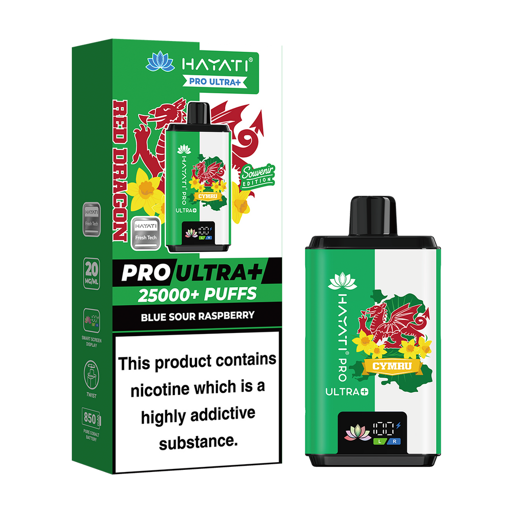 Hayati Pro Ultra Plus 25000 Wales Souvenir Edition