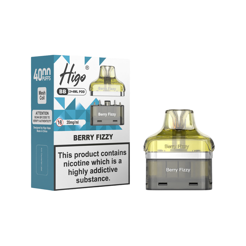 Higo BB 4000 Refill Pack berry fizz