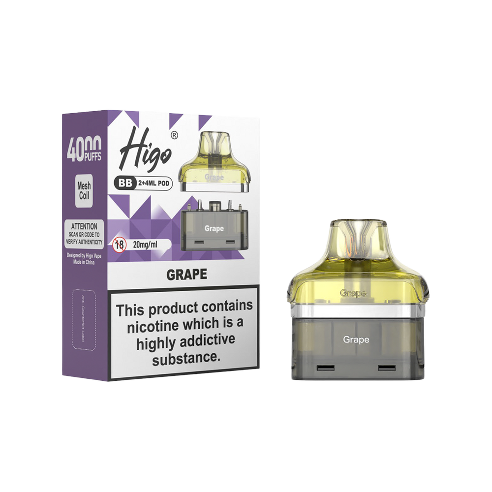 Higo BB 4000 Refill Pack grape