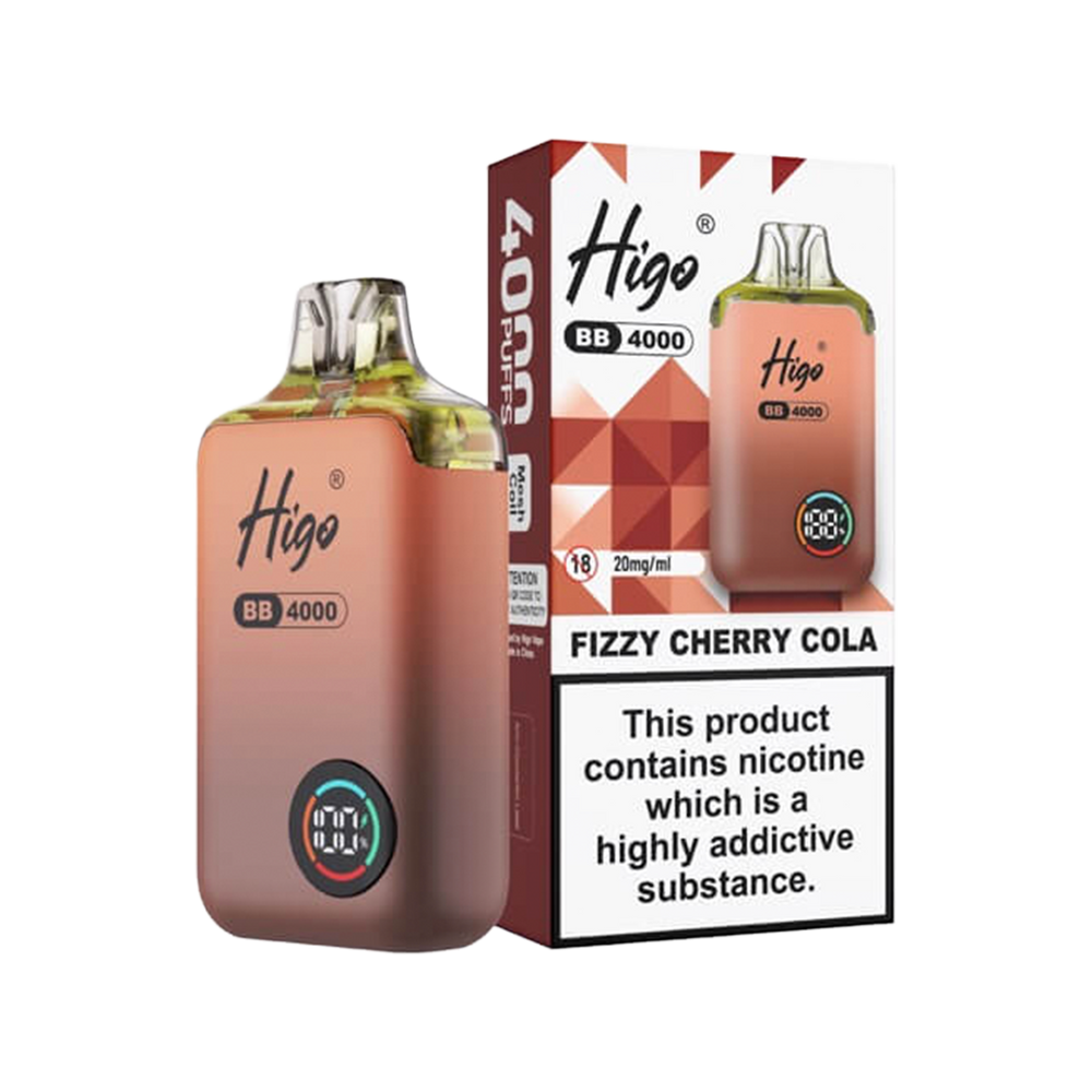 Higo BB 4000 Vape Kit fizzy cherry cola