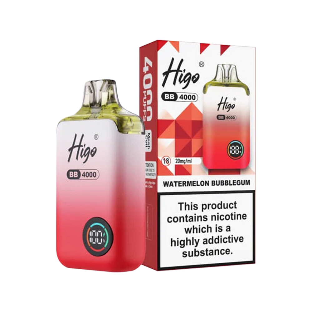 Higo BB 4000 Vape Kit watermelon bubblegum