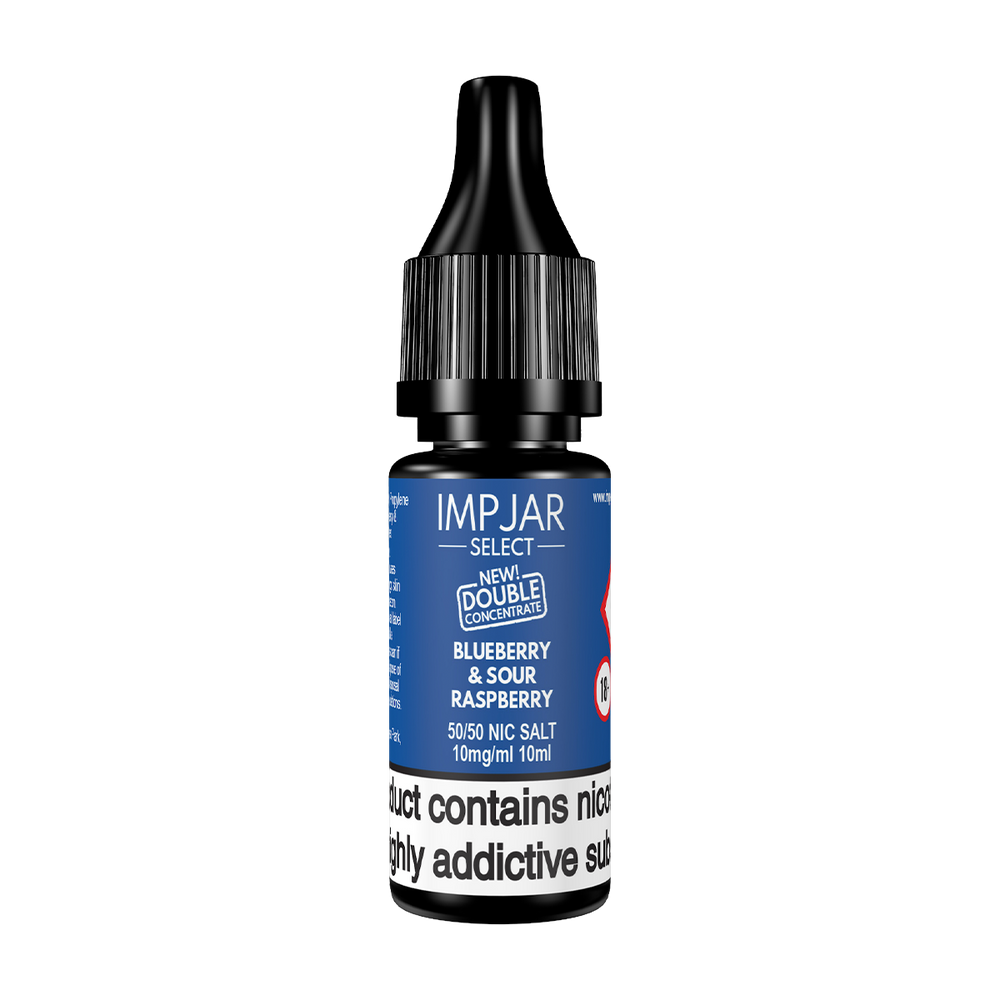 imp jar select nic salts 10mg blueberry sour raspberry
