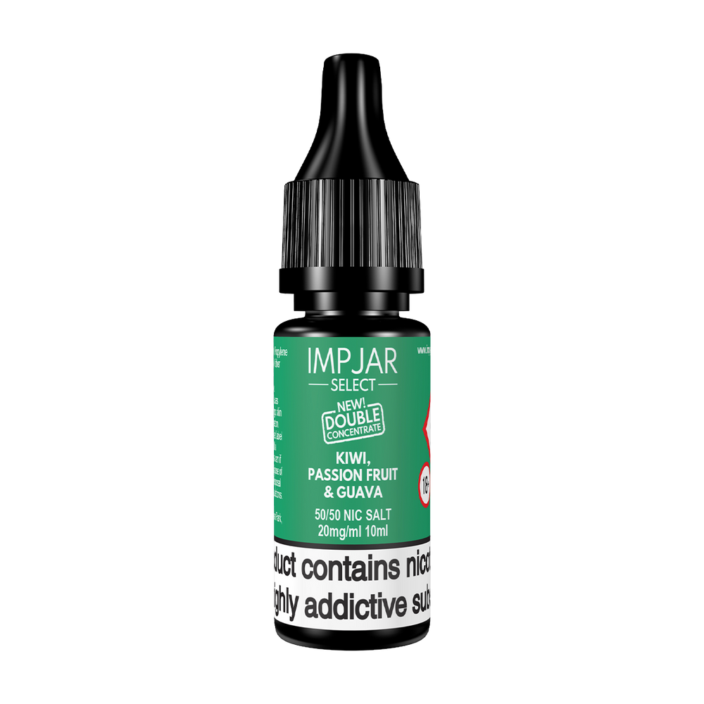 Kiwi Passion Fruit Guava Nic Salt by Imp Jar Select 20mg