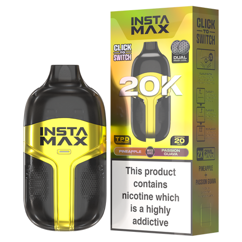 Pineapple & Passion Guava Insta Max 20K Big Puff Vape