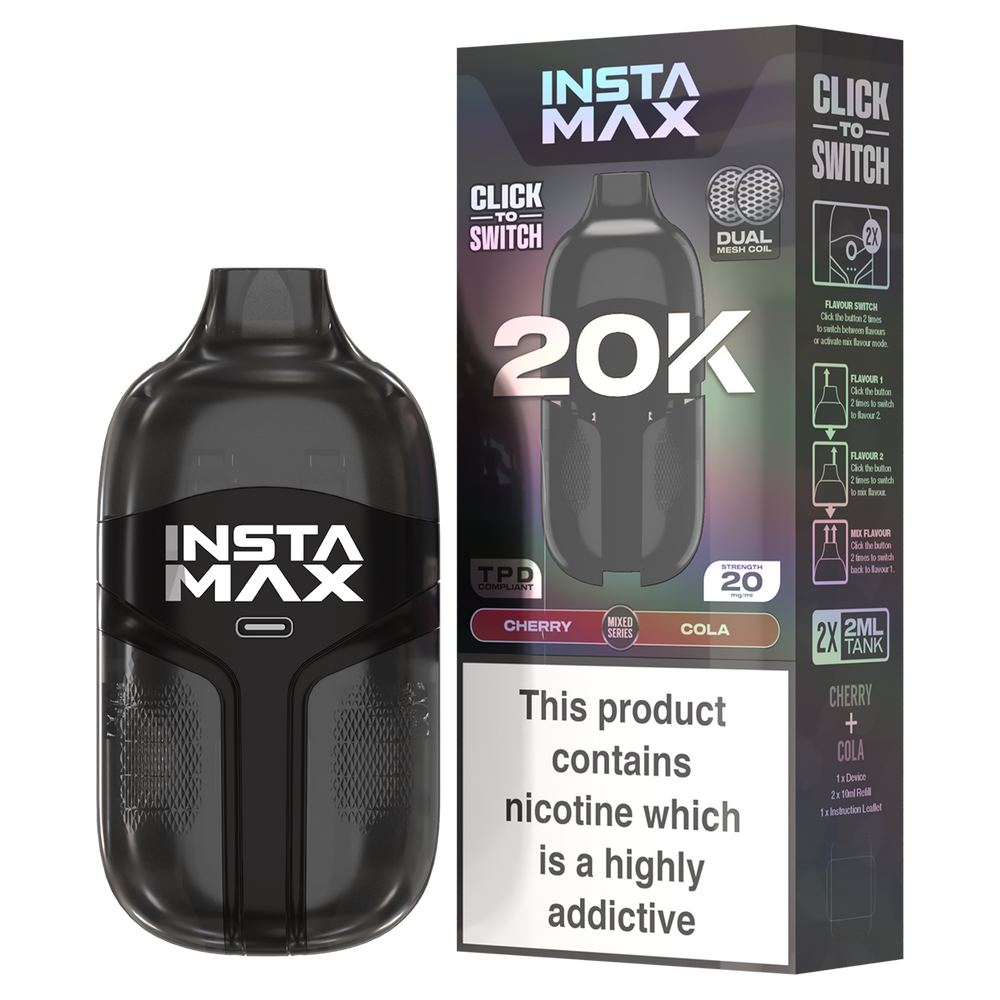 Cherry & Cola Insta Max 20K Big Puff Vape