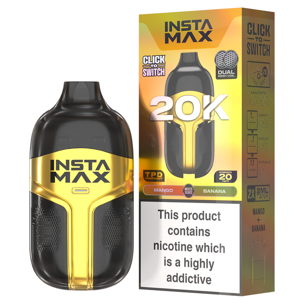 Mango & Banana Insta Max 20K Big Puff Vape