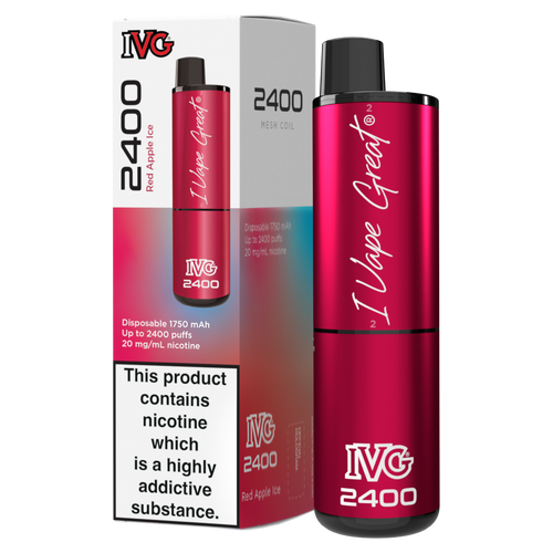 Red Apple Ice IVG 2400 Disposable Vape