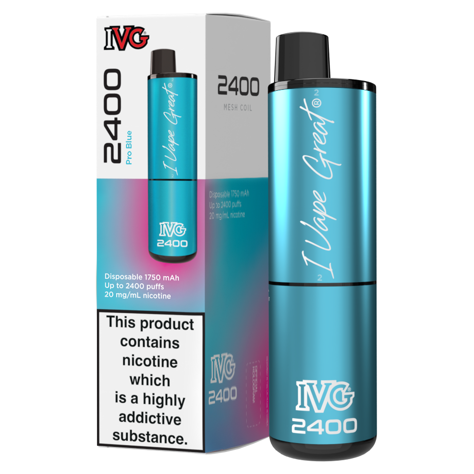 Pro Blue IVG 2400 Disposable Vape