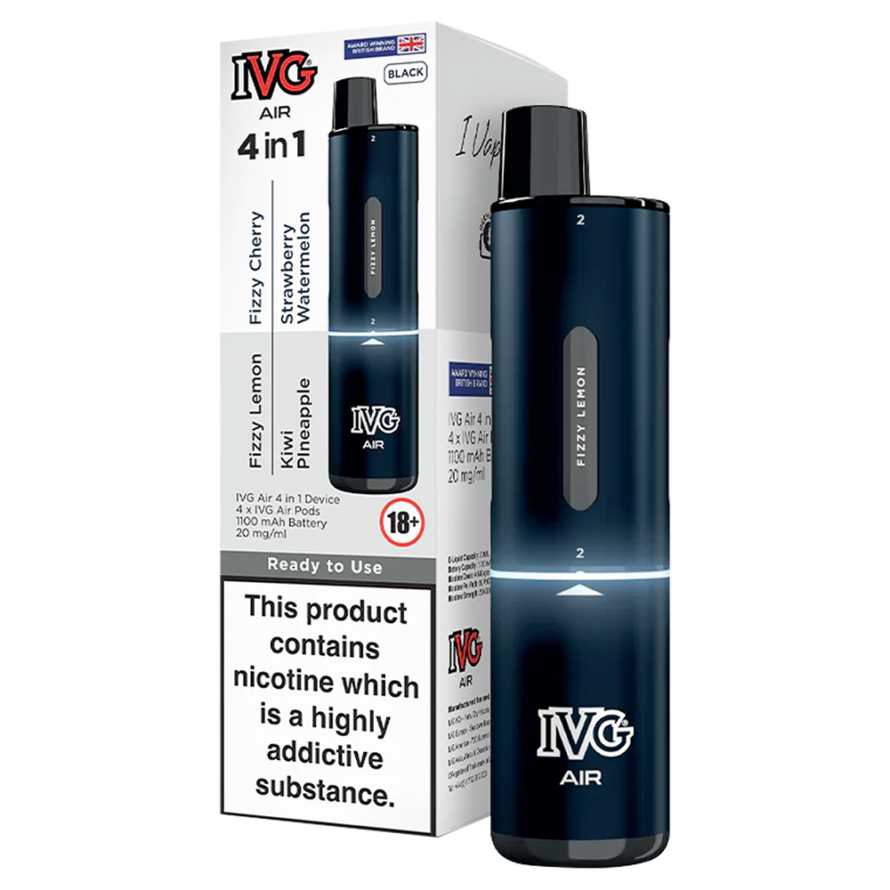 Black Edition IVG Air 4 in 1 Vape Kit