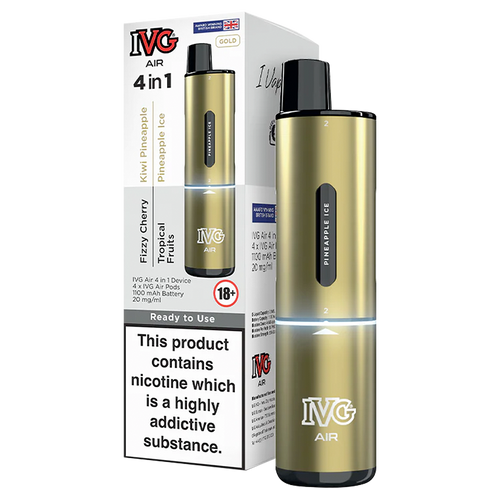 Gold Edition IVG Air 4 in 1 Vape Kit