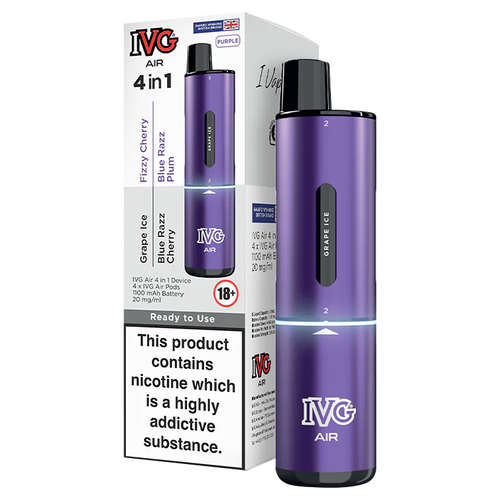 Purple Edition IVG Air 4 in 1 Vape Kit