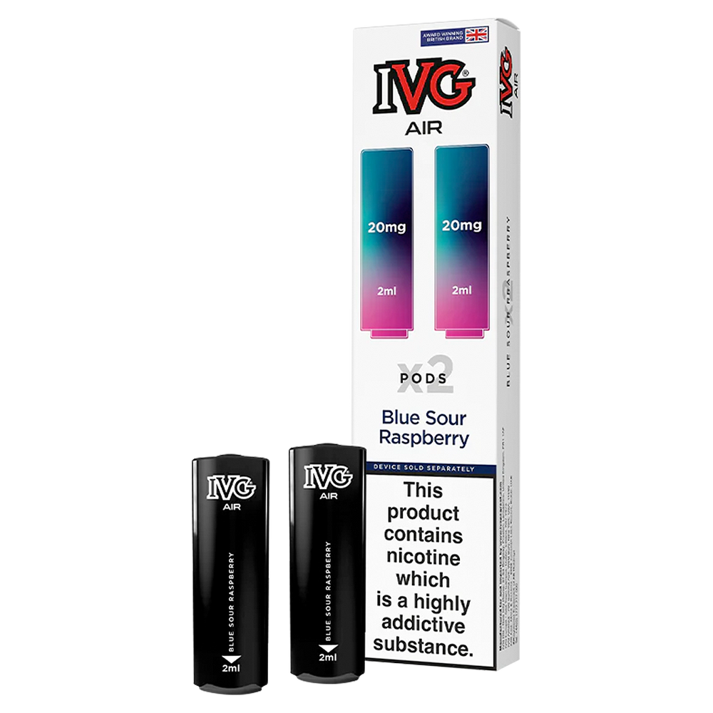 Blue Sour Raspberry IVG Air Replacement Pods