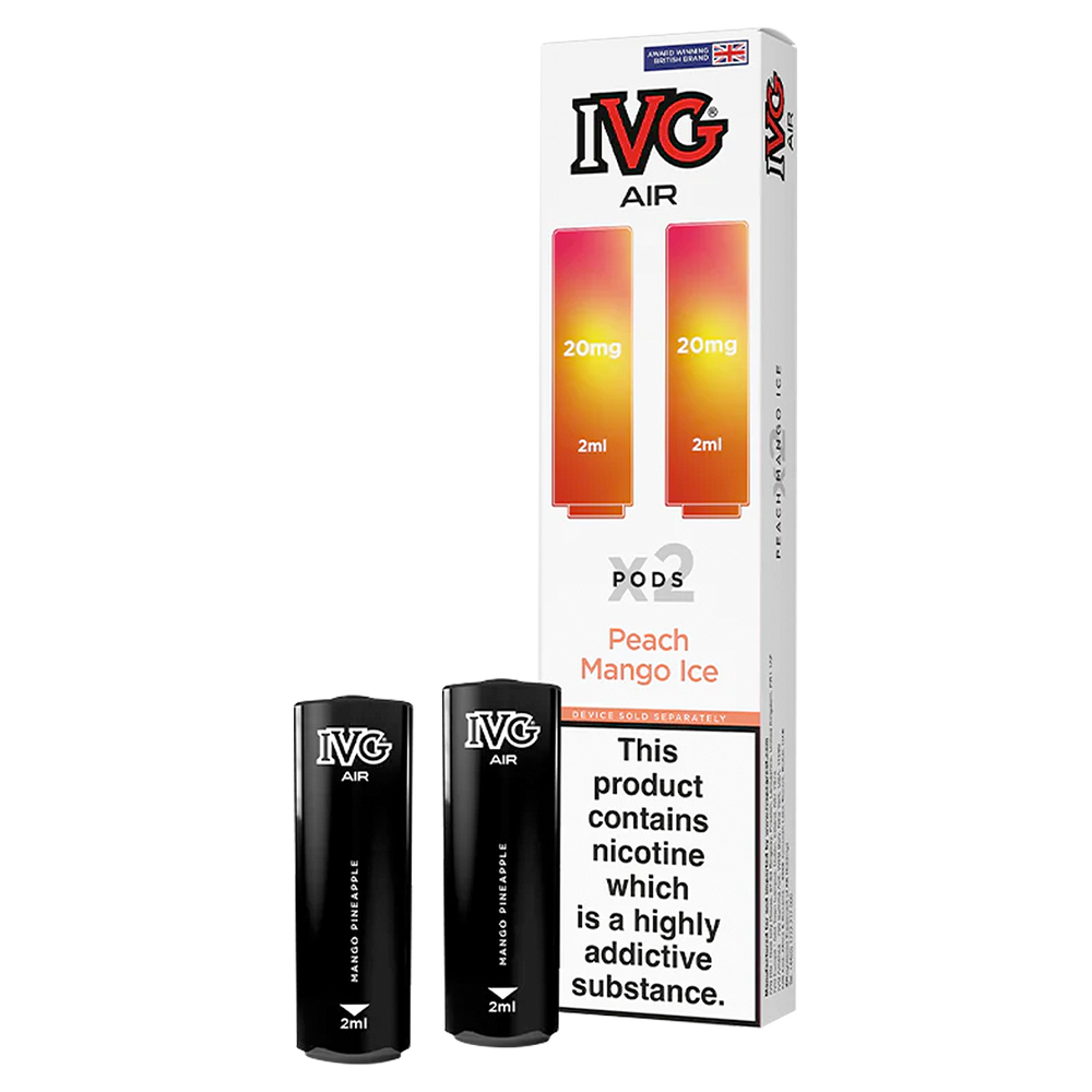 Peach Mango Ice IVG Air Replacement Pods