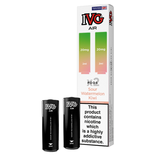 Sour Watermelon Kiwi IVG Air Replacement Pods