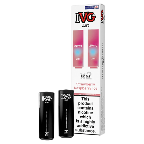 Strawberry Raspberry Ice IVG Air Replacement Pods