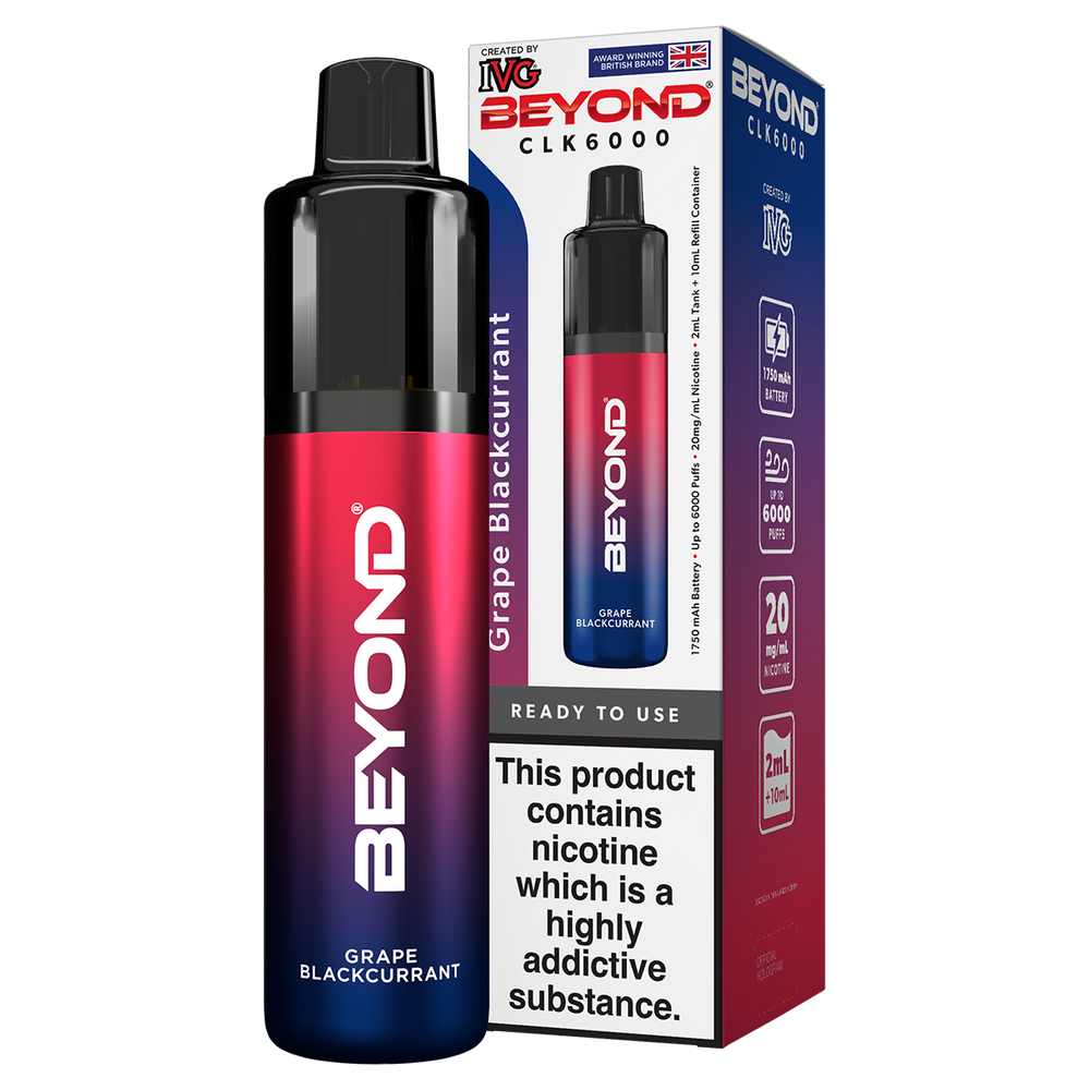 IVG Beyond CLK 6000 Big Puff Grape Blackcurrant