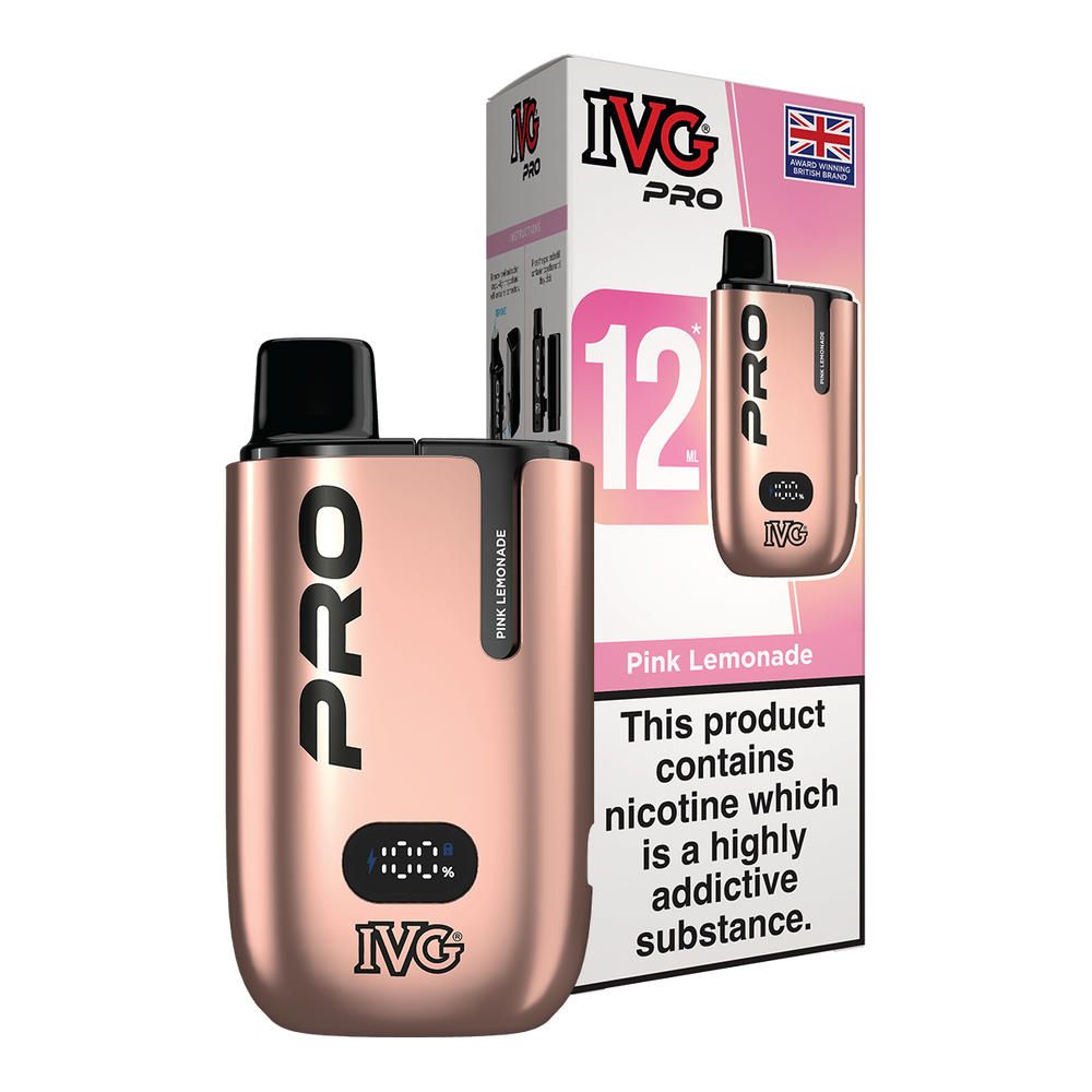 IVG Pro 12 Vape Kit Pink Lemonade