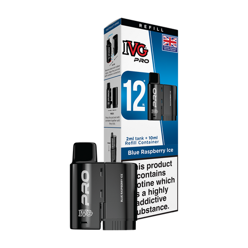 Blue Raspberry Ice IVG Pro 12 Refill Pack