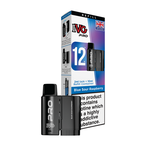 Blue Sour Raspberry IVG Pro 12 Refill Pack