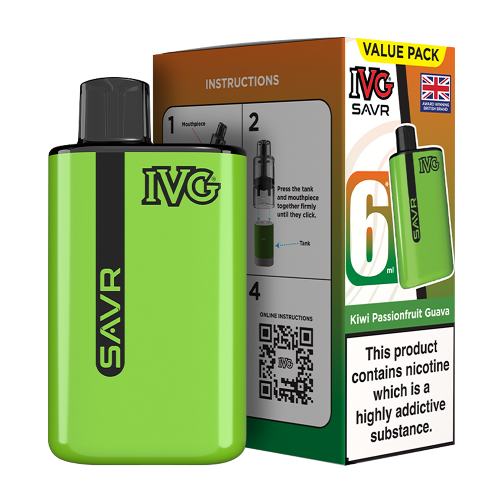 IVG SAVR Vape Kit Liwi Passionfruit Guava 6ml