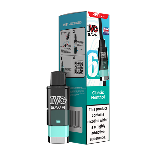 ivg savr refill + box classic menthol