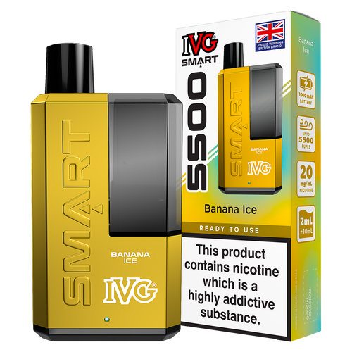 Banana Ice IVG Smart 5500 Big Puff Vape Kit