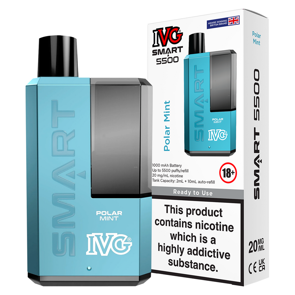 Polar Mint IVG Smart 5500 Big Puff Vape Kit