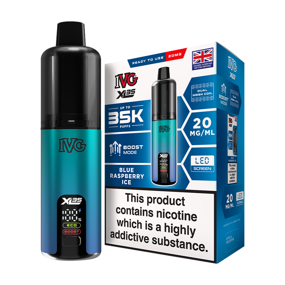ivg xl 35k blue raspberry ice