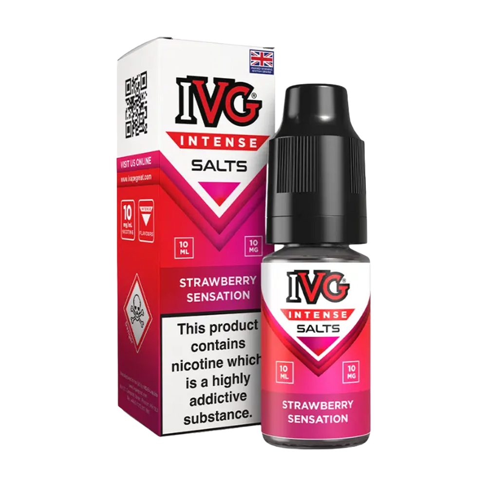 ivg intense nic salts strawberry sensation