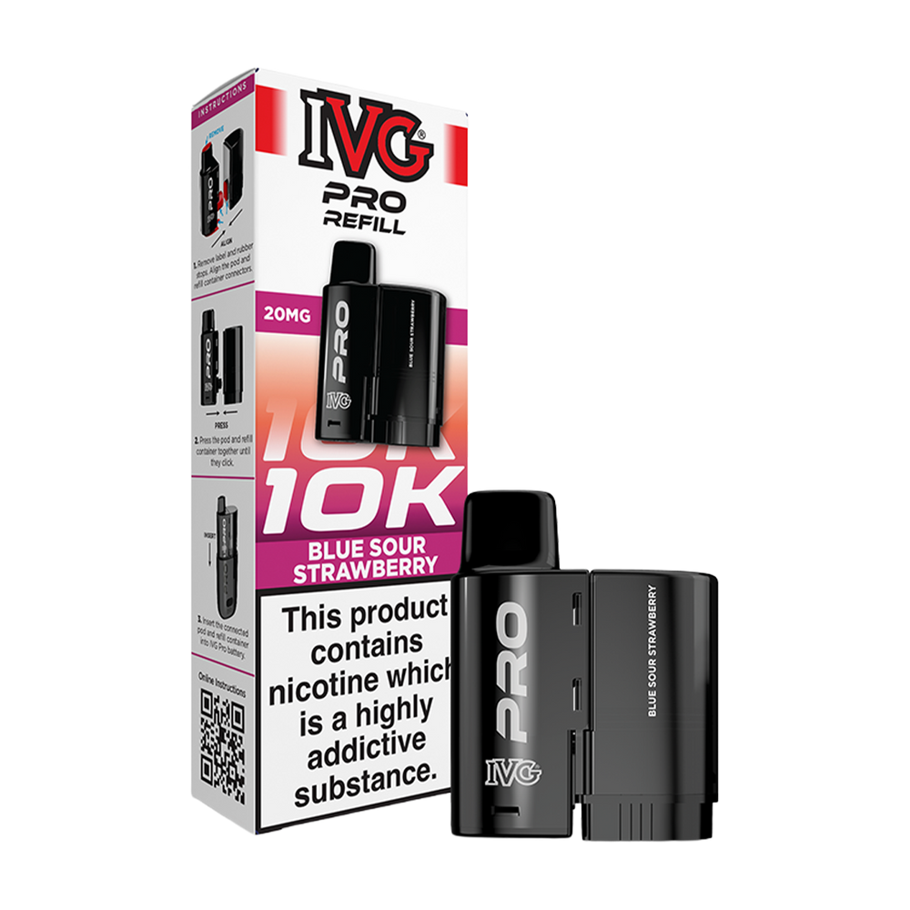 ivg pro 12 refill blue sour strawberry